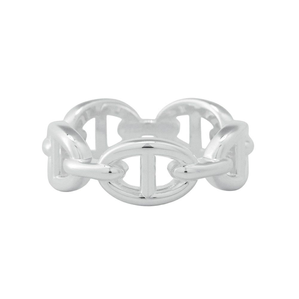 エルメス リング シェーヌダンクル アンシェネPM SV925シルバー リングサイズ53 HERMES ジュエリー