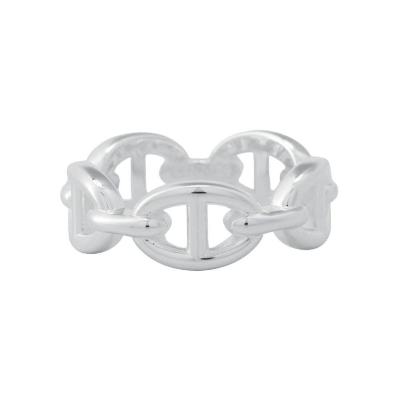 エルメス リング シェーヌダンクル アンシェネPM SV925シルバー リングサイズ53 HERMES ジュエリー