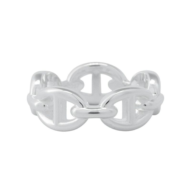 エルメス リング シェーヌダンクル アンシェネPM SV925シルバー リングサイズ53 HERMES ジュエリー