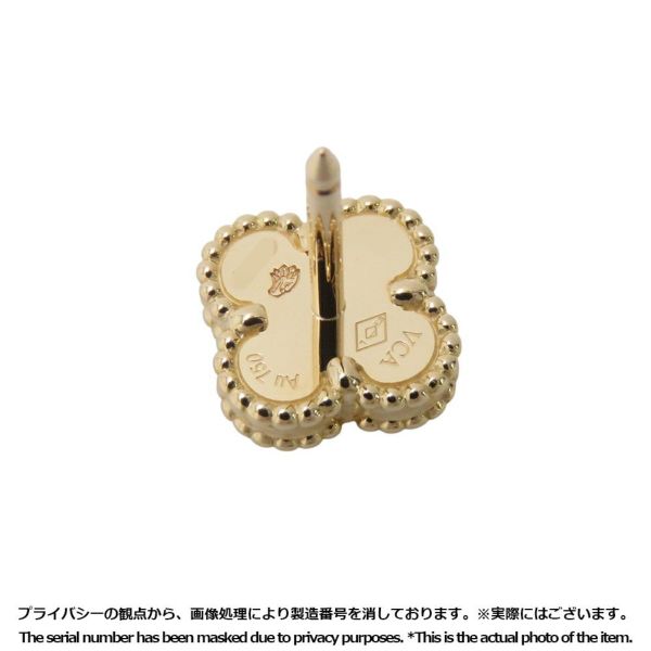 ヴァンクリーフ&アーペル ピアス スウィート アルハンブラ ピアス マザーオブパール K18YGイエローゴールド VCARA44800