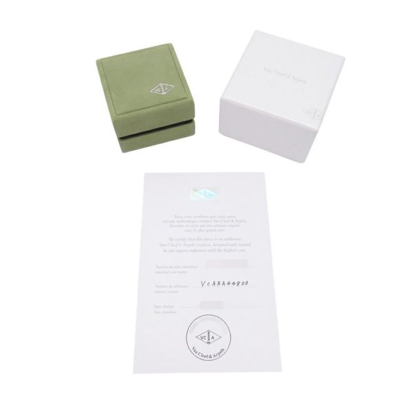 ヴァンクリーフ&アーペル ピアス スウィート アルハンブラ ピアス マザーオブパール K18YGイエローゴールド VCARA44800