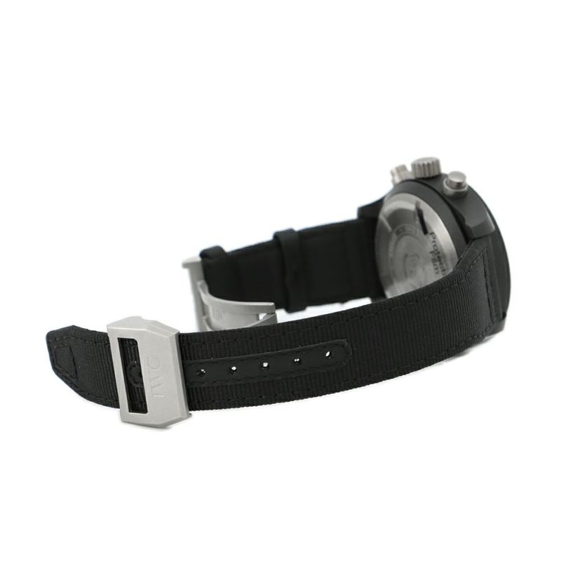 IWC パイロット・ウォッチ・クロノグラフ ・トップガン IW389101 腕時計 黒文字盤