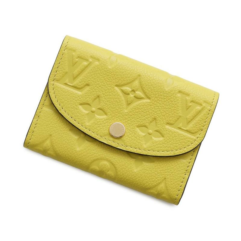 ルイヴィトン 二つ折り財布 モノグラム・アンプラント ポルトモネ・ロザリ M81444 LOUIS VUITTON 小銭入れ 財布