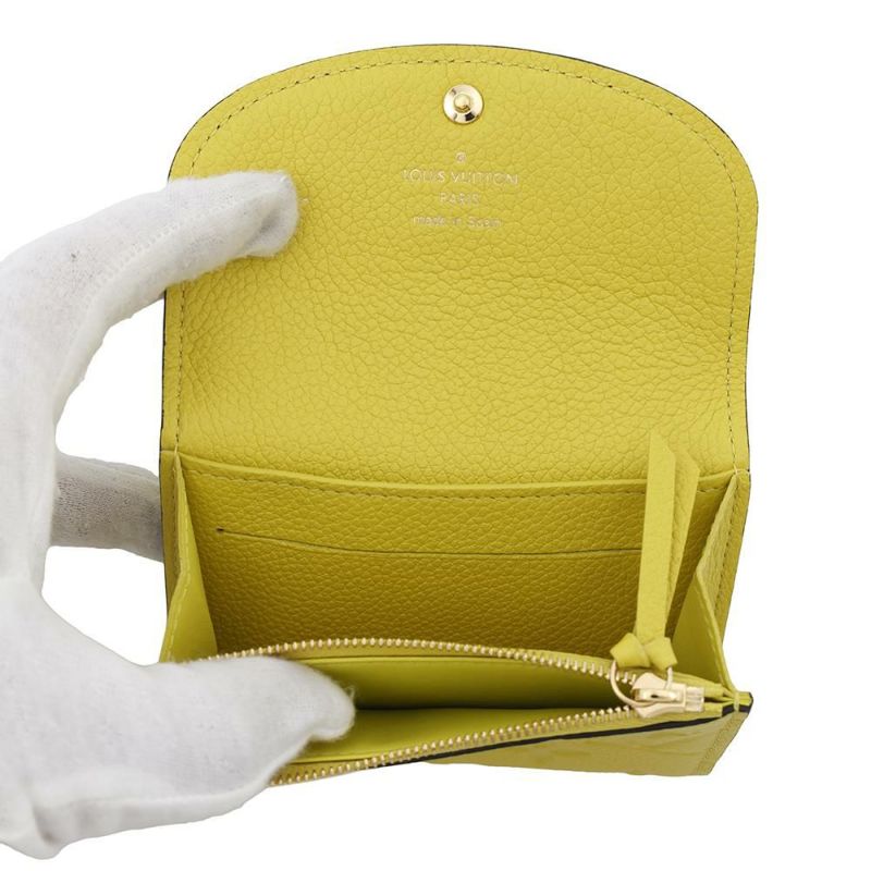 ルイヴィトン 二つ折り財布 モノグラム・アンプラント ポルトモネ・ロザリ M81444 LOUIS VUITTON 小銭入れ 財布