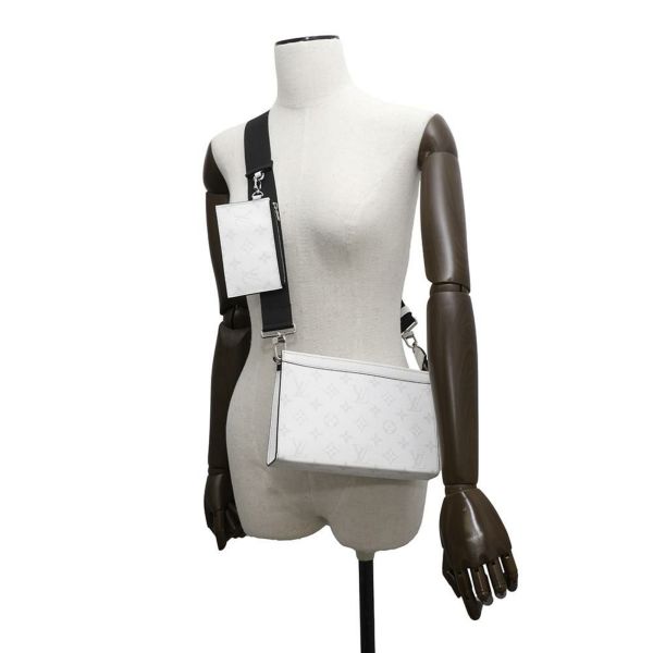 ルイヴィトン ショルダーバッグ モノグラム タイガ ガストン・ウェアラブル ウォレット M30935 LOUIS VUITTON 白