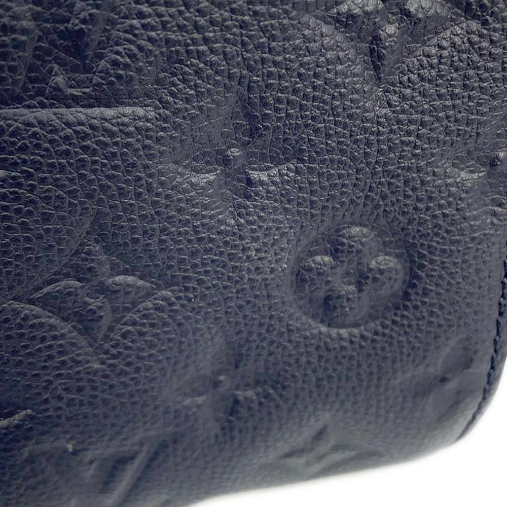 ルイヴィトン ハンドバッグ モノグラム・アンプラント モンテーニュMM M42746 LOUIS VUITTON 2way ネイビー