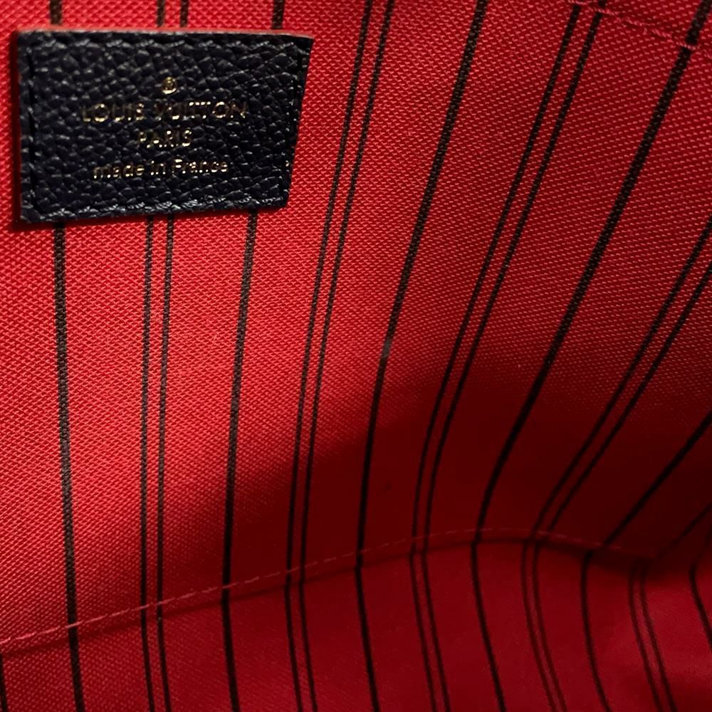 ルイヴィトン ハンドバッグ モノグラム・アンプラント モンテーニュMM M42746 LOUIS VUITTON 2way ネイビー