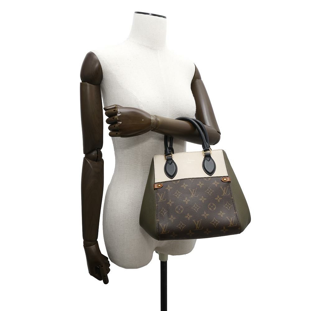 ルイヴィトン ハンドバッグ モノグラム レザー フォールド・トートPM M45388 LOUIS VUITTON 2way