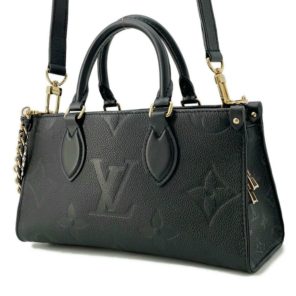 ルイヴィトン ハンドバッグ モノグラム アンプラント オンザゴー EW M23640 LOUIS VUITTON 3way ショルダーバッグ 黒