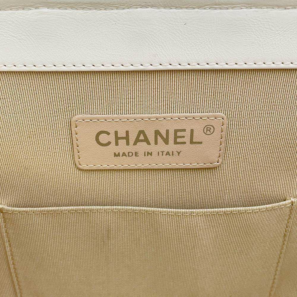 シャネル チェーンショルダーバッグ ココマーク バニティ かご ラタン AS1347 2wayハンドバッグ 白