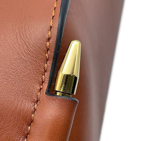 ロエベ ハンドバッグ ゲートバケット カーフスキン 329.56.Z85 LOEWE 2way ブラウン