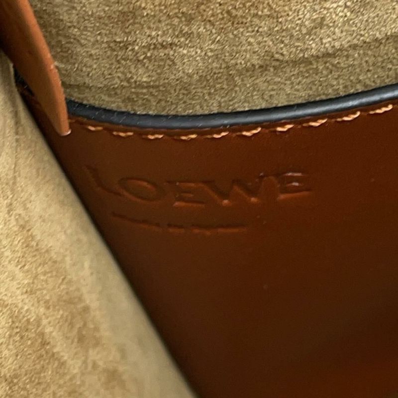 ロエベ ハンドバッグ ゲートバケット カーフスキン 329.56.Z85 LOEWE 2way ブラウン
