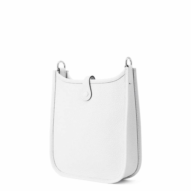 エルメス ショルダーバッグ エブリンTPM ニューホワイト/シルバー金具 トリヨンクレマンス B刻印 HERMES Evelyne