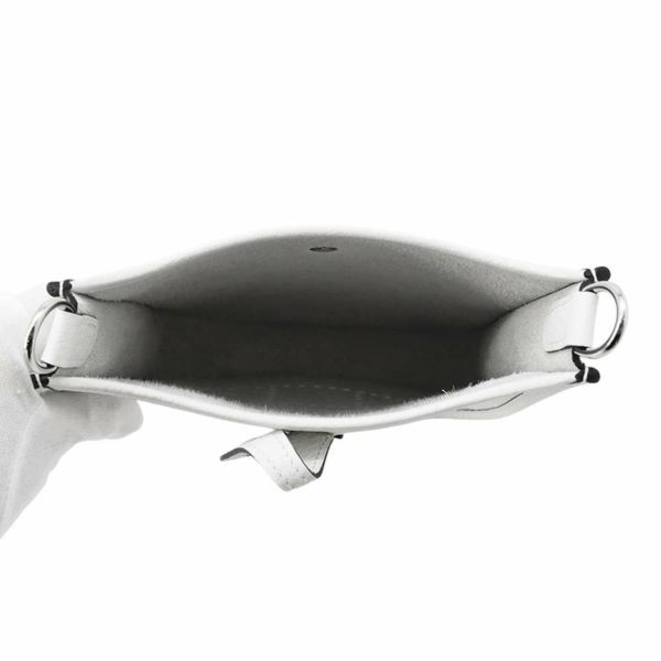 エルメス ショルダーバッグ エブリンTPM ニューホワイト/シルバー金具 トリヨンクレマンス B刻印 HERMES Evelyne
