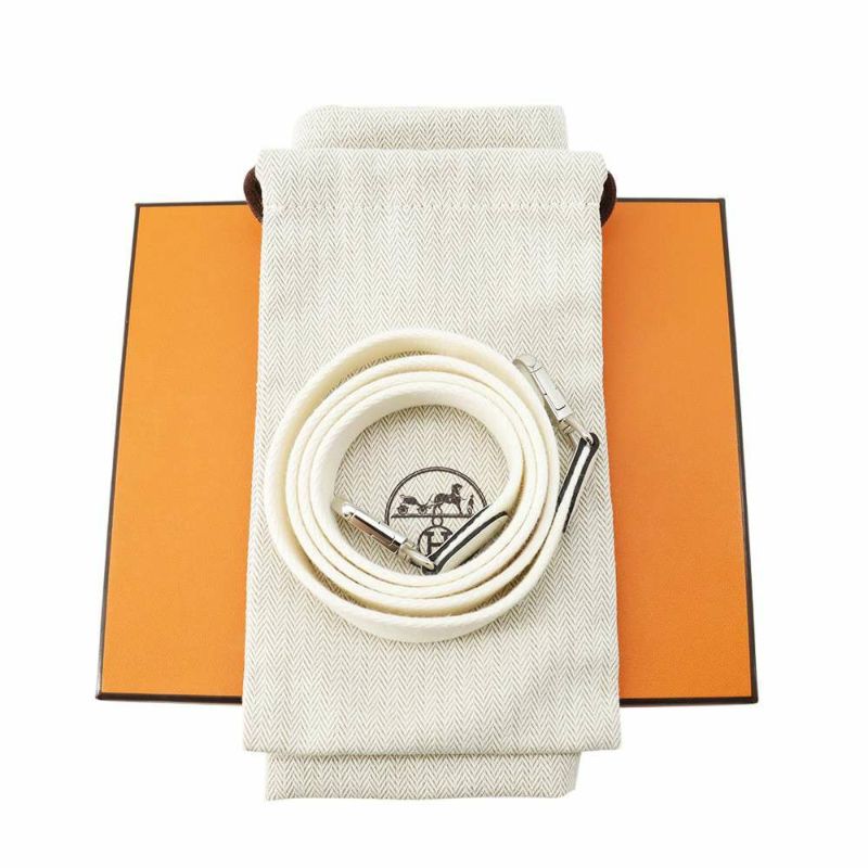 エルメス ショルダーバッグ エブリンTPM ニューホワイト/シルバー金具 トリヨンクレマンス B刻印 HERMES Evelyne