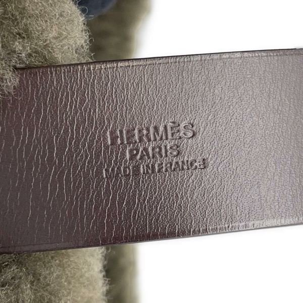 エルメス エトリヴィエール ショッピング ブラウン/シルバー金具 トリヨンクリストバル/ムートンアヴィアトゥール Y刻印