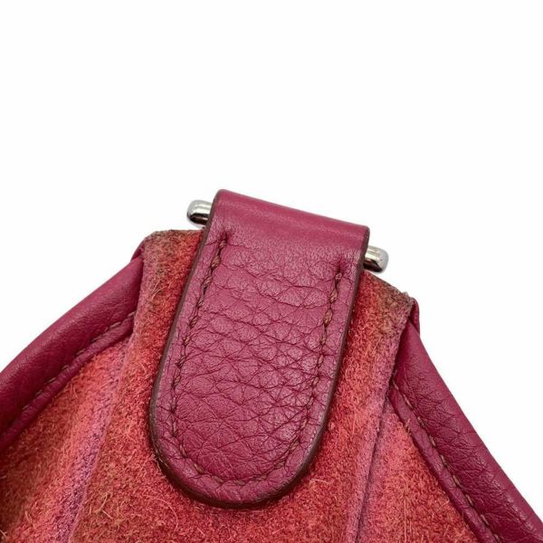 エルメス ショルダーバッグ エブリン3 PM ルビー/シルバー金具 トリヨンクレマンス □N刻印 HERMES Evelyne