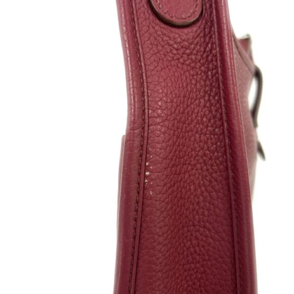 エルメス ショルダーバッグ エブリン3 PM ルビー/シルバー金具 トリヨンクレマンス □N刻印 HERMES Evelyne