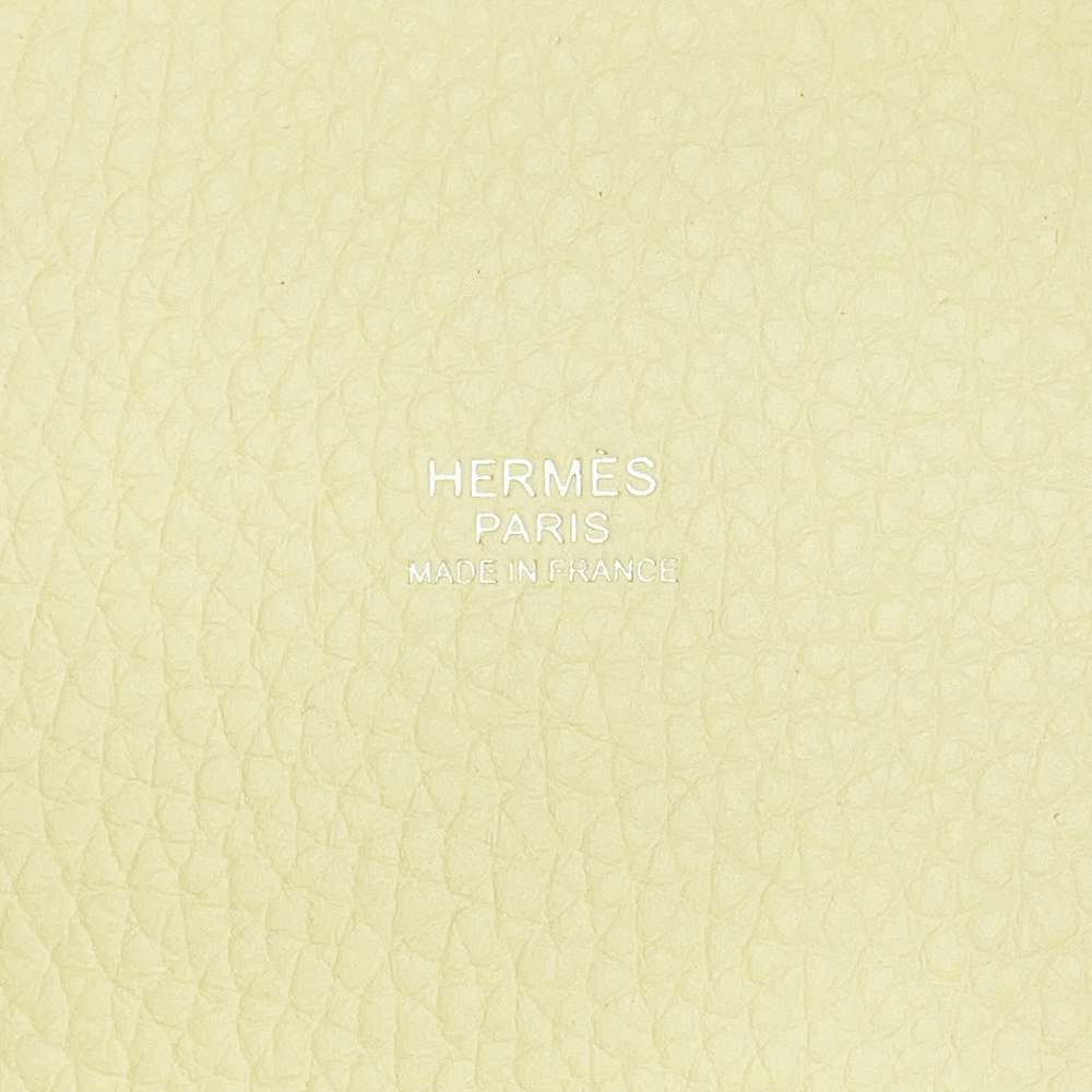 エルメス ハンドバッグ ピコタンロックPM ジョーヌミルトン/シルバー金具 トリヨンクレマンス W刻印 HERMES トートバッグ