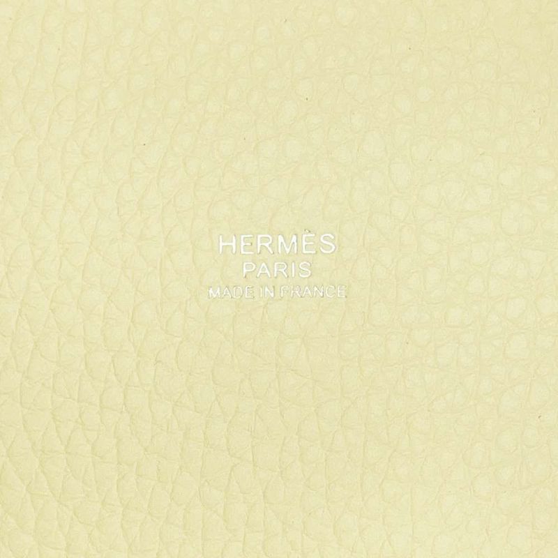 エルメス ハンドバッグ ピコタンロックPM ジョーヌミルトン/シルバー金具 トリヨンクレマンス W刻印 HERMES トートバッグ