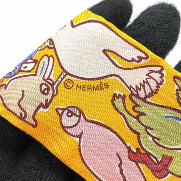 エルメス スカーフ ツイリー 千と一のウサギ Mille et Un Lapins HERMES シルクツイル 2023秋冬