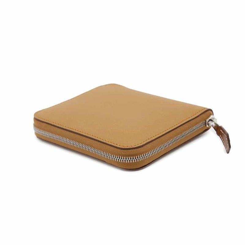 エルメス コインケース アザップコンパクト シルクインセサミ/シルバー金具 エプソン W刻印