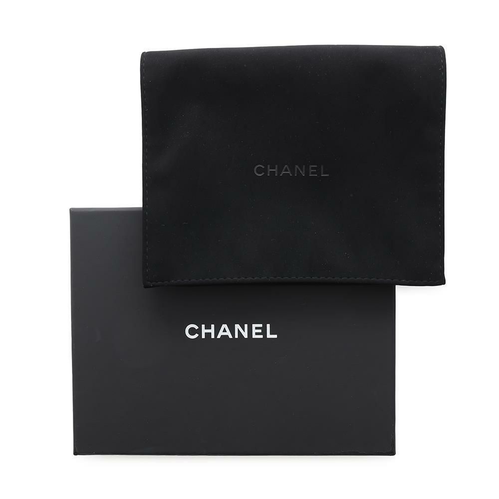 シャネル カードケース マトラッセ クラシック ジップ キルティング キャビアスキン ココマーク AP2570 黒