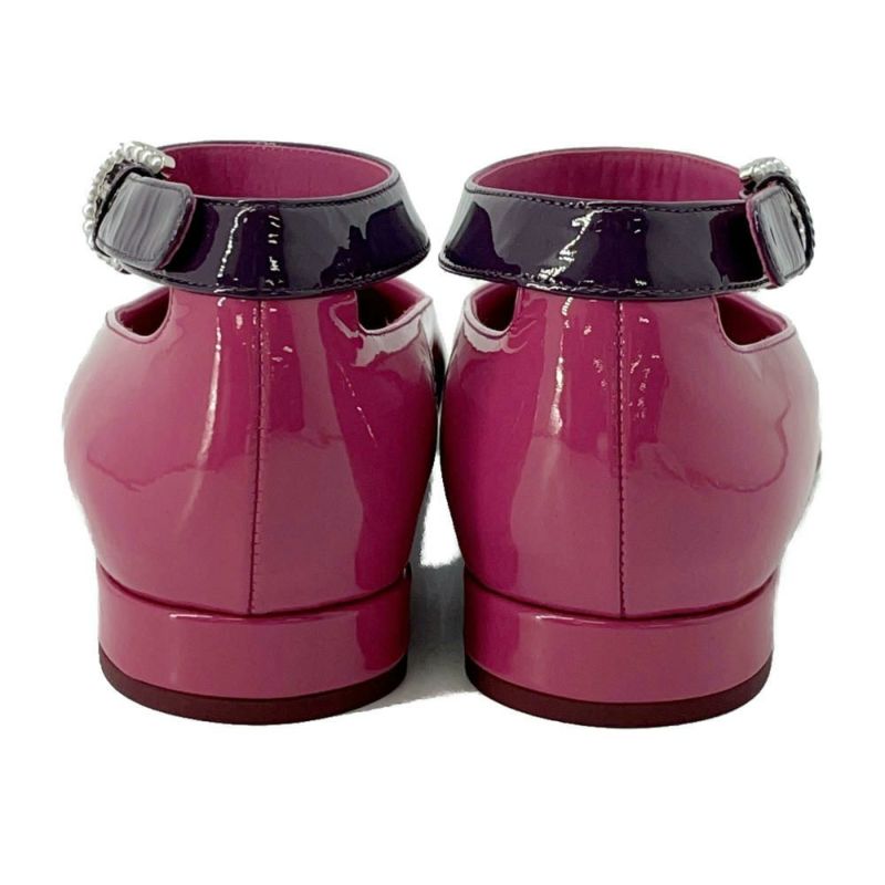 シャネル パンプス ココマーク パテントレザー フェイクパール レディースサイズ36 G45166 CHANEL 靴