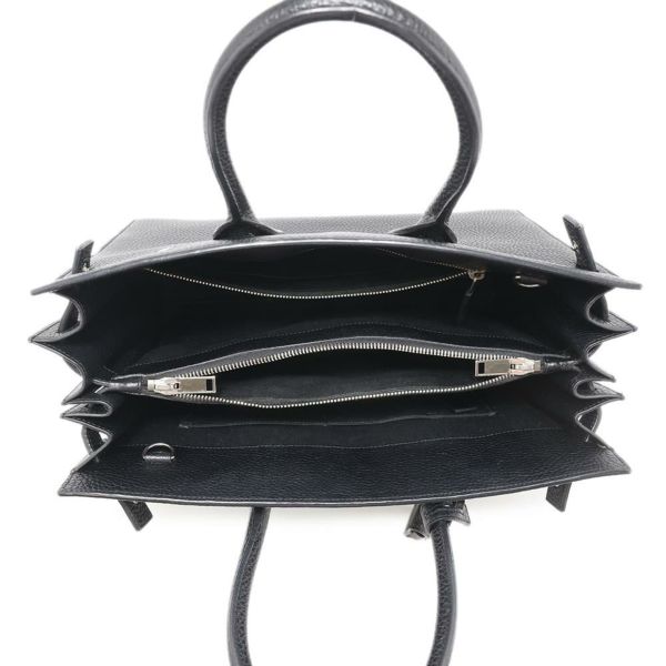 サンローランパリ ハンドバッグ サックドジュール レザー 355153 SAINT LAURENT PARIS 2wayショルダーバッグ 黒