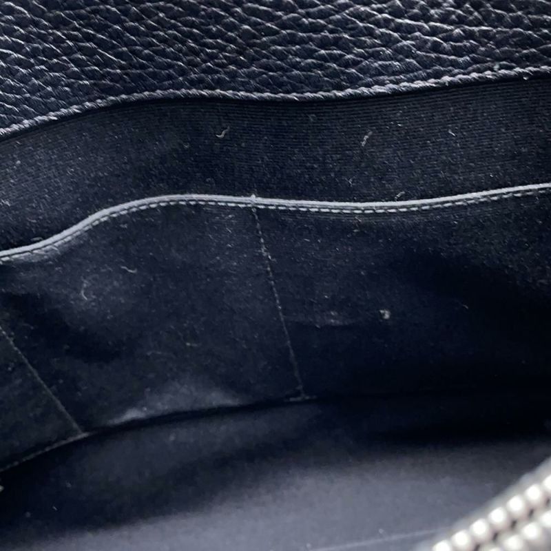 サンローランパリ ハンドバッグ サックドジュール レザー 355153 SAINT LAURENT PARIS 2wayショルダーバッグ 黒