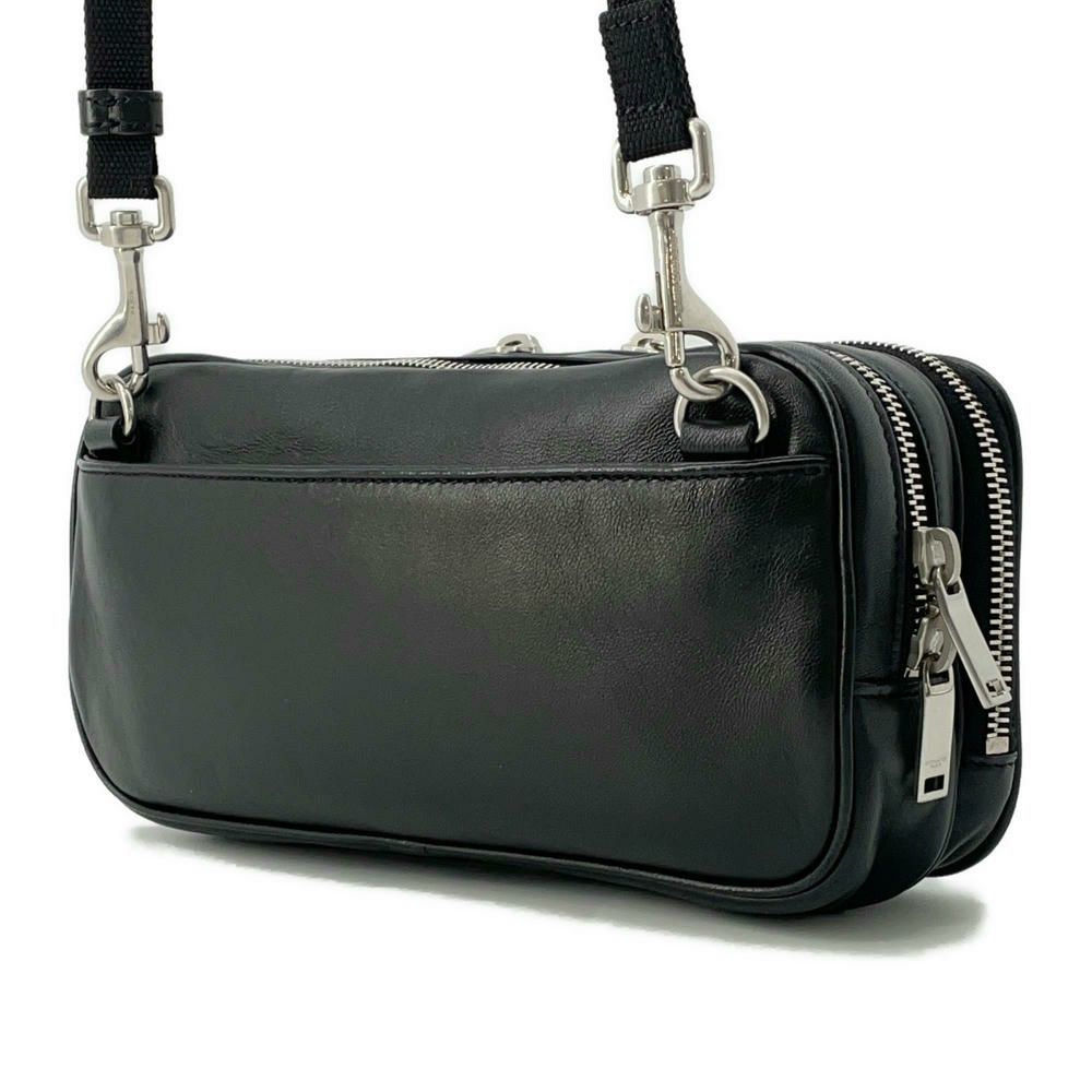 サンローランパリ ショルダーバッグ 型押しレザー 712569 SAINT LAURENT PARIS バッグ 黒