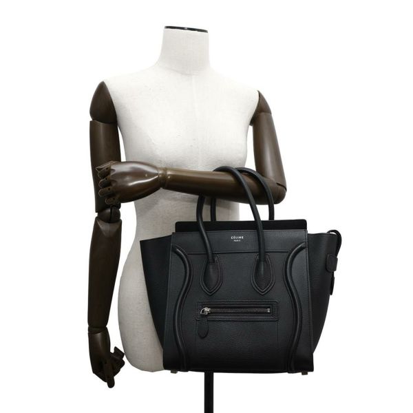 セリーヌ ハンドバッグ ラゲージシリーズ マイクロショッパー 189793 CELINE バッグ ブラック 黒