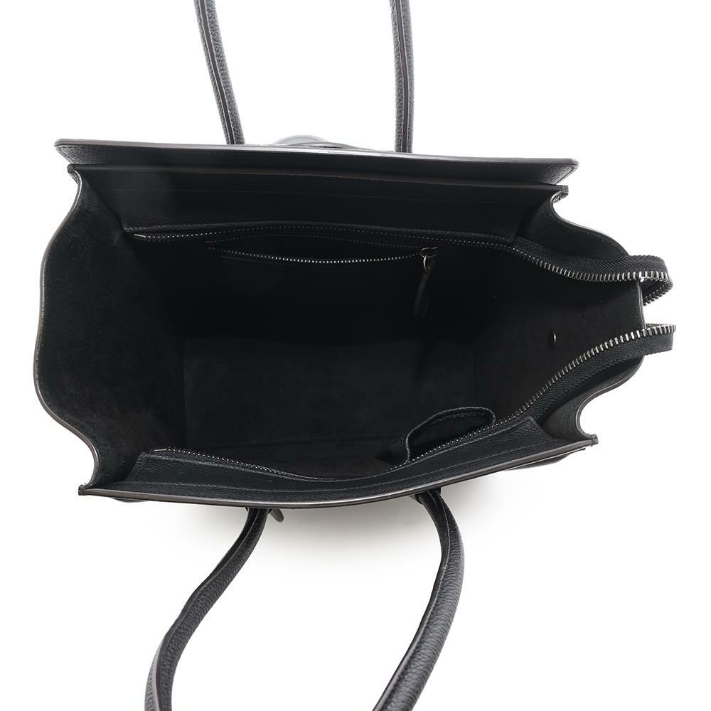 セリーヌ ハンドバッグ ラゲージシリーズ マイクロショッパー 189793 CELINE バッグ ブラック 黒