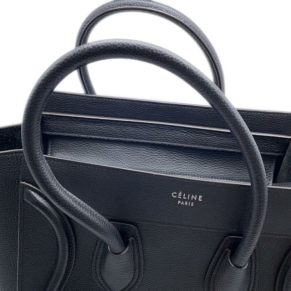 セリーヌ ハンドバッグ ラゲージシリーズ マイクロショッパー 189793 CELINE バッグ ブラック 黒