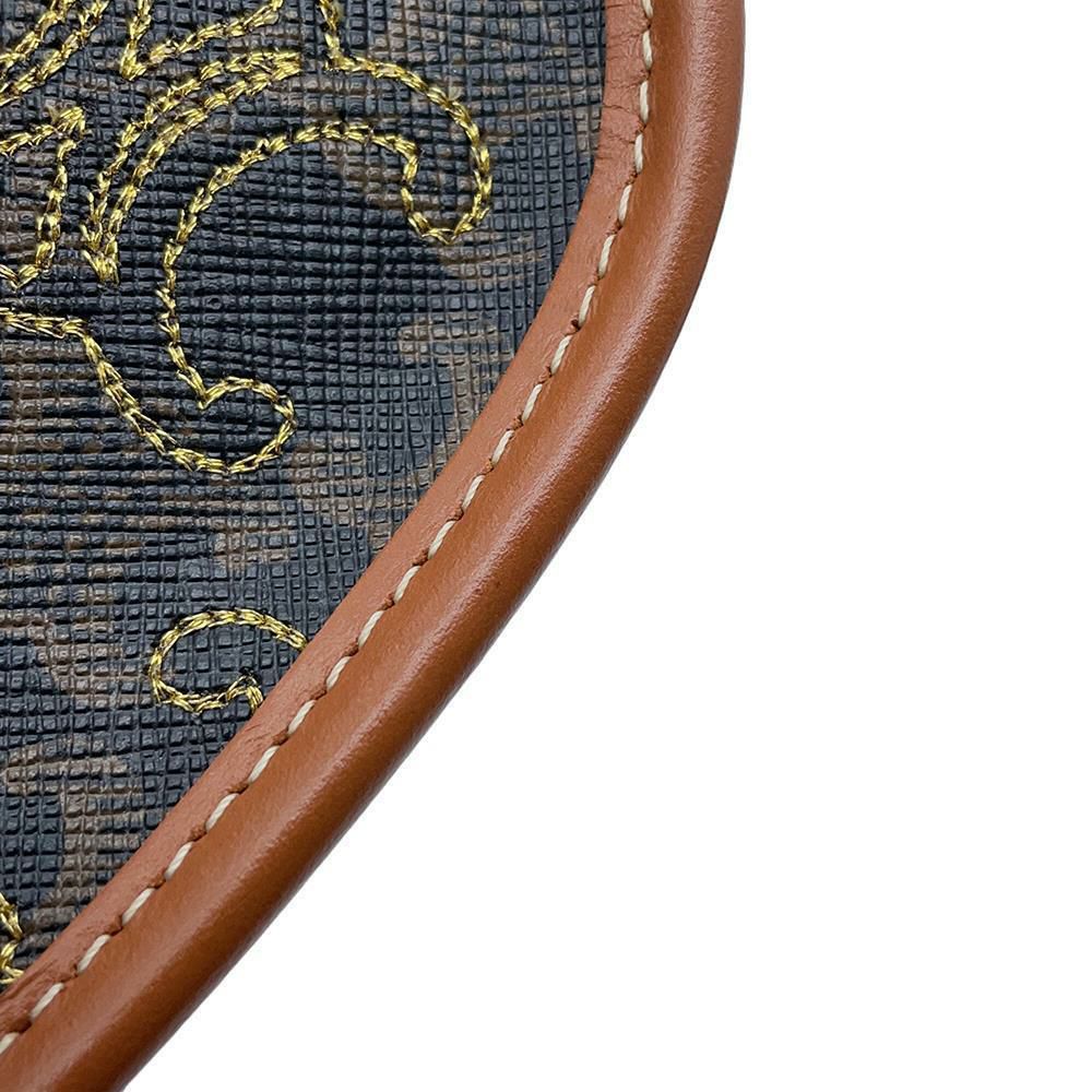 セリーヌ ショルダーバッグ トリオンフ刺繍ミニ ブザス 196702ECK CELINE バッグ