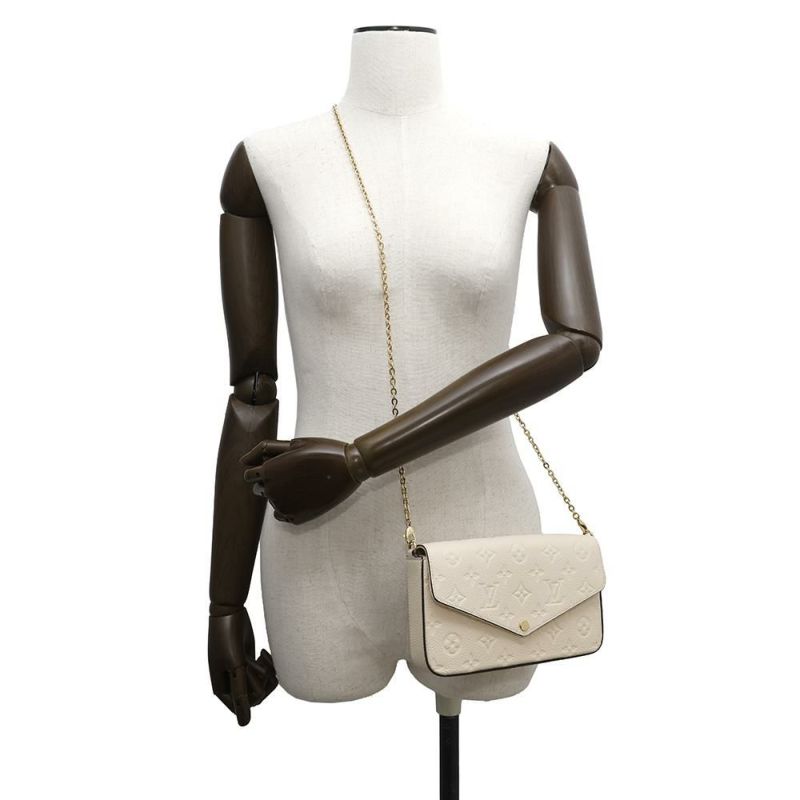 ルイヴィトン チェーンウォレット モノグラム・アンプラント ポシェット・フェリシー M82363 LOUIS VUITTON 財布