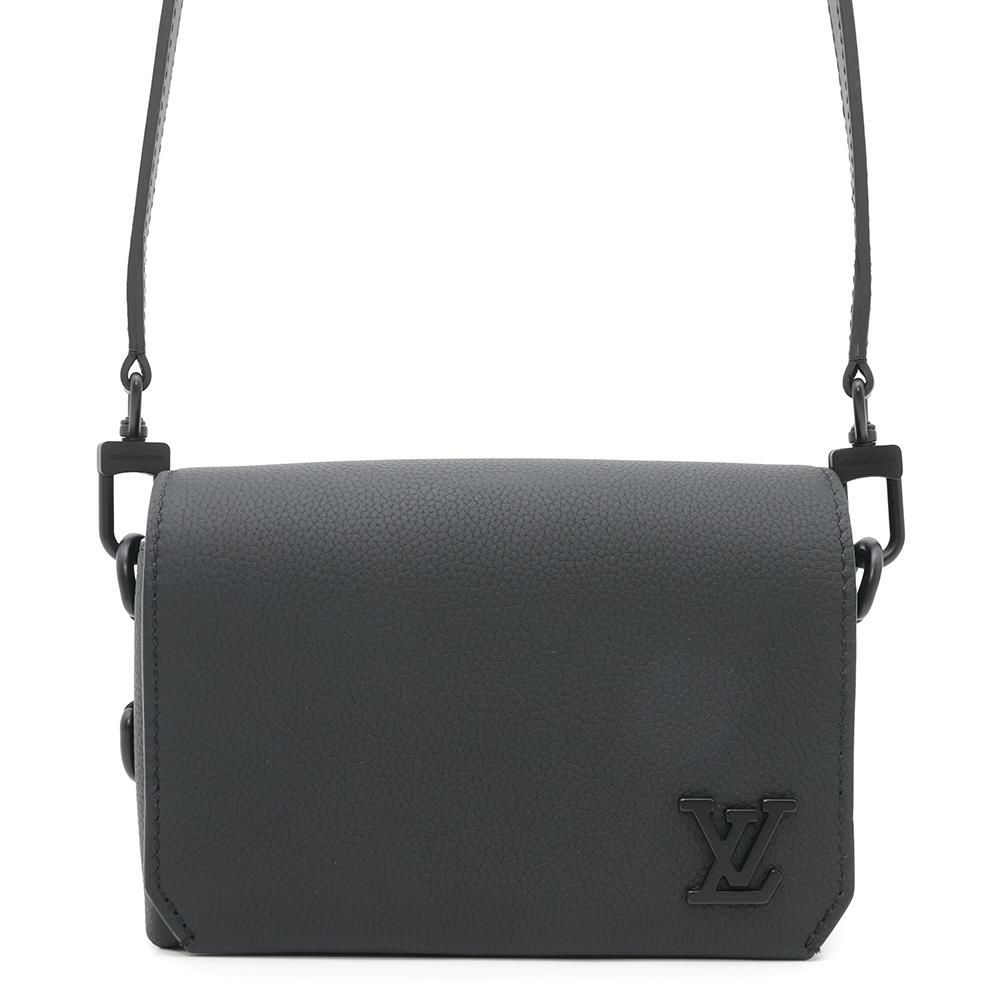 ルイヴィトン ショルダーバッグ LV アエログラム ファストライン・ウェアラブル ウォレット M82085 ブラック 黒