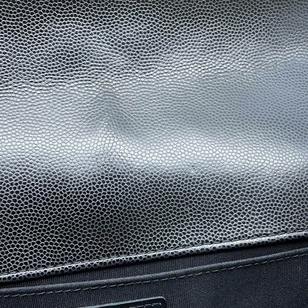 シャネル チェーンショルダーバッグ ココマーク ボーイシャネル キャビアスキン A67086 CHANEL 斜めがけ BOY CHANEL 黒