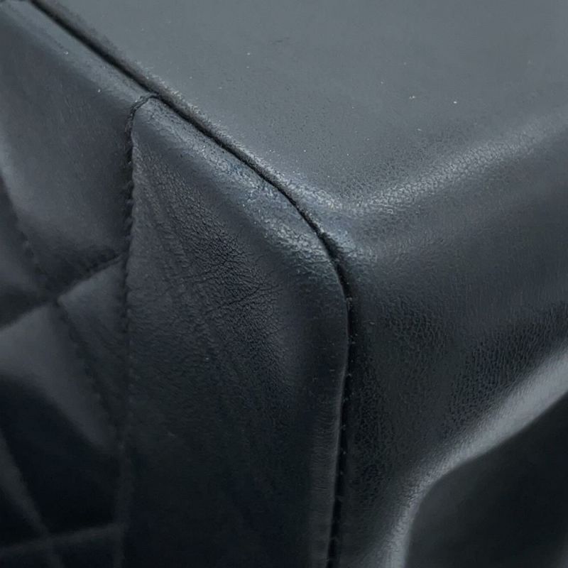 シャネル チェーンショルダーバッグ マトラッセ25 ココマーク ダイアナ ラムスキン A01165 CHANEL 黒