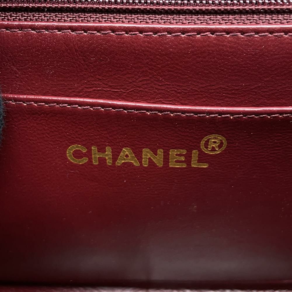シャネル チェーンショルダーバッグ マトラッセ25 ココマーク ダイアナ ラムスキン A01165 CHANEL 黒