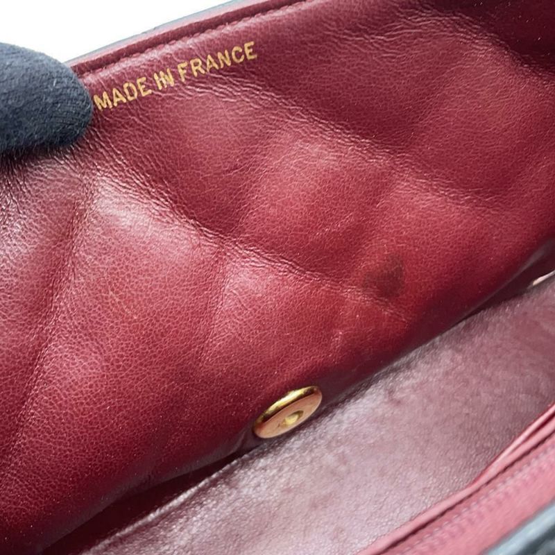 シャネル チェーンショルダーバッグ マトラッセ ココマーク ダイアナ ラムスキン A01164 CHANEL バッグ 斜め掛け 黒