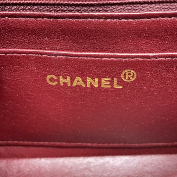 シャネル チェーンショルダーバッグ マトラッセ ココマーク ダイアナ ラムスキン A01164 CHANEL バッグ 斜め掛け 黒