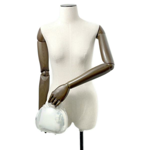 クリスチャン・ディオール ハンドバッグ レディディオール カプセル Christian Dior 2wayショルダーバッグ 森万里子コラボ 白