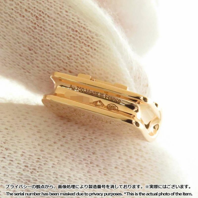 エルメス ネックレス アミュレット コンスタンス ダイヤモンド 43P 計0.44ct K18PGピンクゴールド ジュエリー ペンダント