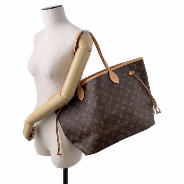 ルイヴィトン トートバッグ モノグラム ネヴァーフルMM ポーチ付き M41178 LOUIS VUITTON ヴィトン バッグ