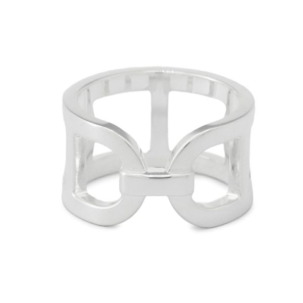 エルメス リング エヴァー・シェーヌ・ダンクルMM SV925シルバー リングサイズ51 HERMES ジュエリー 指輪