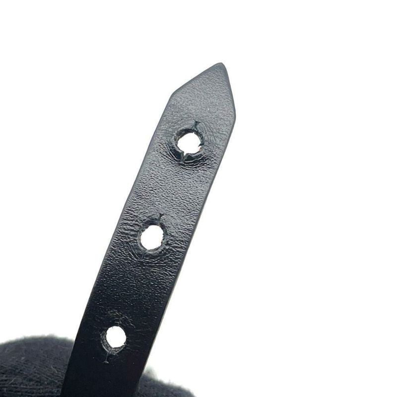 ルイヴィトン ブレスレット ブラレス デイリー モノグラム スタッズ レザー M6557F サイズ19 アクセサリー 黒