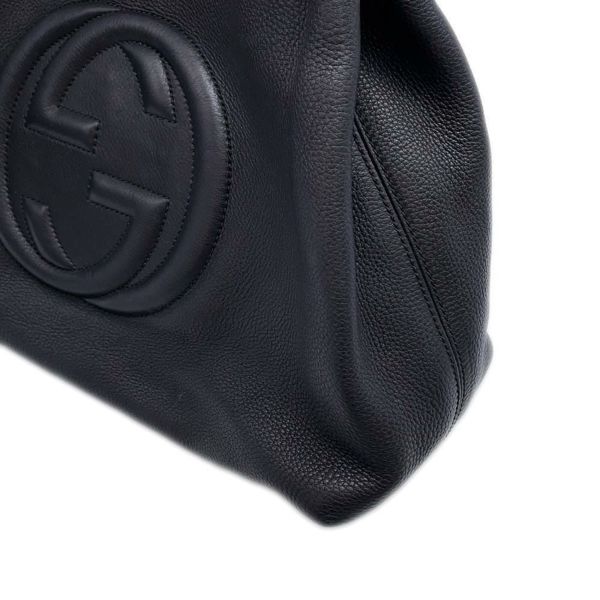 グッチ チェーンショルダーバッグ ソーホー SOHO インターロッキングG フリンジチャーム付き 308982 GUCCI バッグ 黒