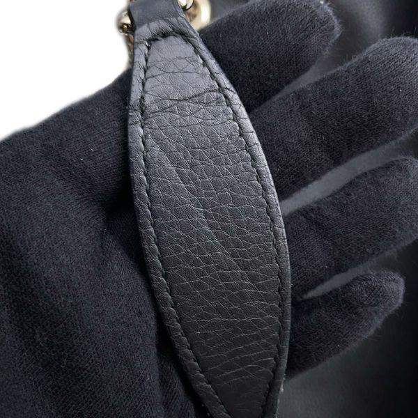 グッチ チェーンショルダーバッグ ソーホー SOHO インターロッキングG フリンジチャーム付き 308982 GUCCI バッグ 黒