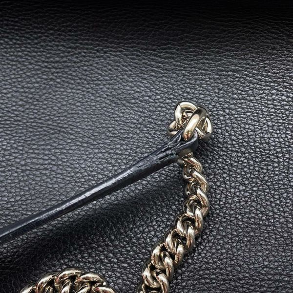 グッチ チェーンショルダーバッグ ソーホー SOHO インターロッキングG フリンジチャーム付き 308982 GUCCI バッグ 黒